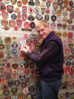 The wall at the NYFD Fire Zone Museum 