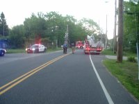 Transformer Fire at Elwood Rd Railroad Tracks